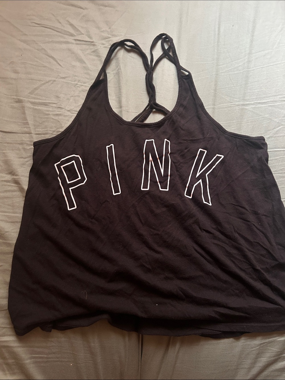 PINK VS racerback tank